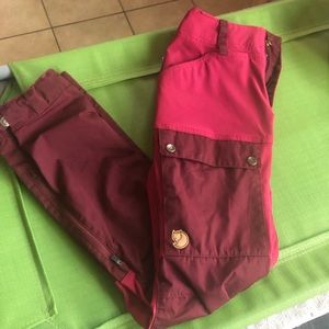 Fjallraven womens Keb pants size 26.